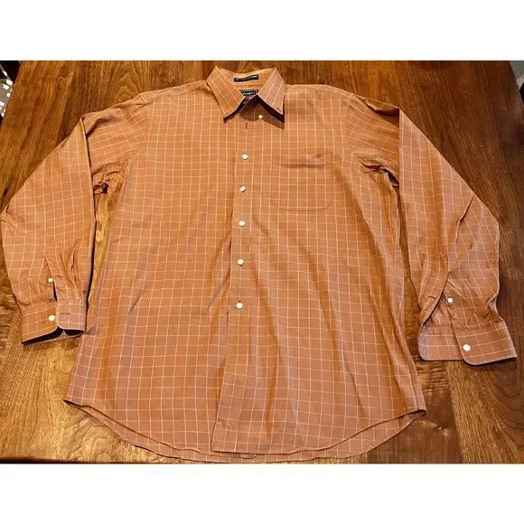Paul Fredrick Men's Dress Shirt Lot  Size 16.5 & 17 French Cuff  Read  Notes Men